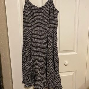 Old Navy Black Patterned Dress